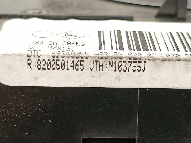 Recambio de mandos calefaccion aire para renault scenic 1.9 dci referencia OEM IAM 8200501465  