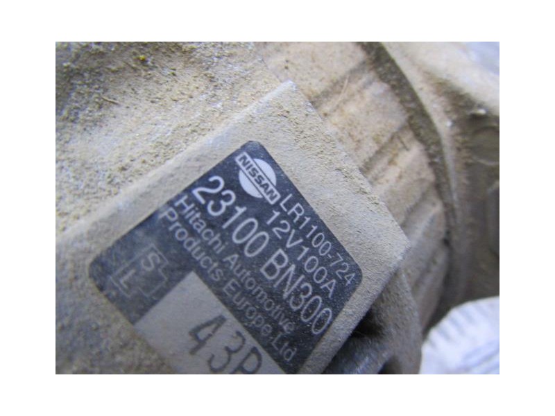 Recambio de alternador : nissan almera : 2.2 d [2004] para nissan almera 2.2 d referencia OEM IAM 23100BN300  