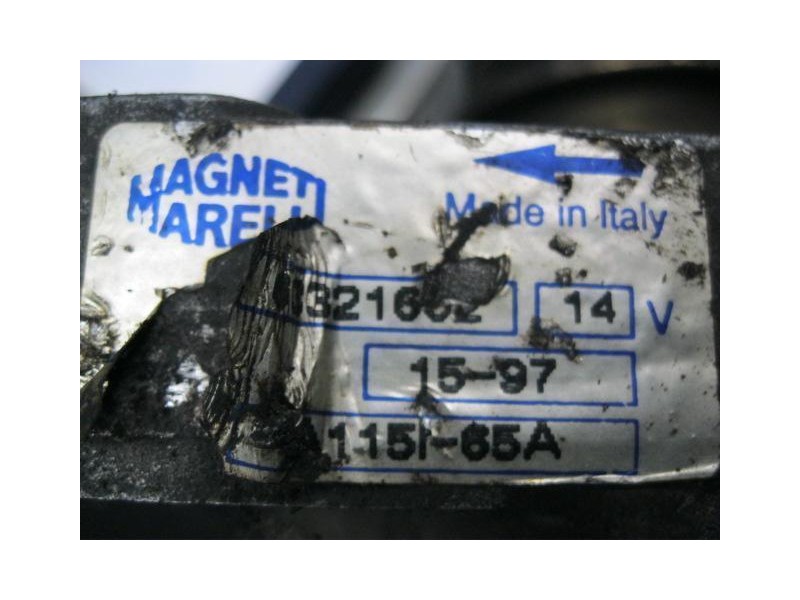 Recambio de alternador : lancia y10 : 1.2 g -3p-95312km (59,84cv) 3p [1997] para lancia y10 1.2 g --95312km referencia OEM IAM 6