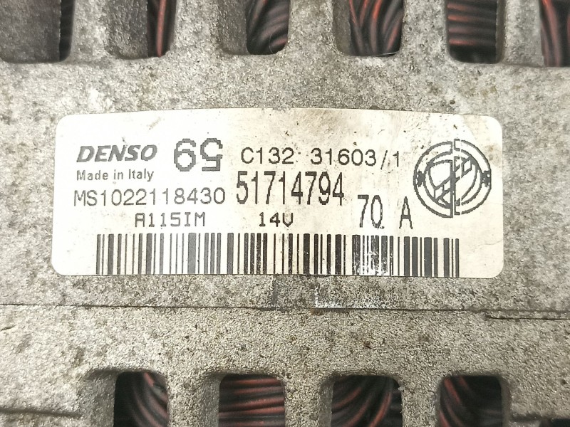 Recambio de alternador para fiat punto berlina (188) 1.4 referencia OEM IAM 51714794 1022118430 