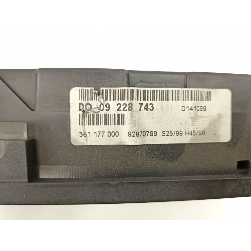 Recambio de cuadro instrumentos para opel astra 1.7 td referencia OEM IAM DQ09228743 351177000 