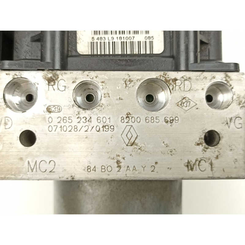 Recambio de abs para renault megane ii (bm0/1_, cm0/1_) 1.9 dci referencia OEM IAM 8200685699 0265234601 