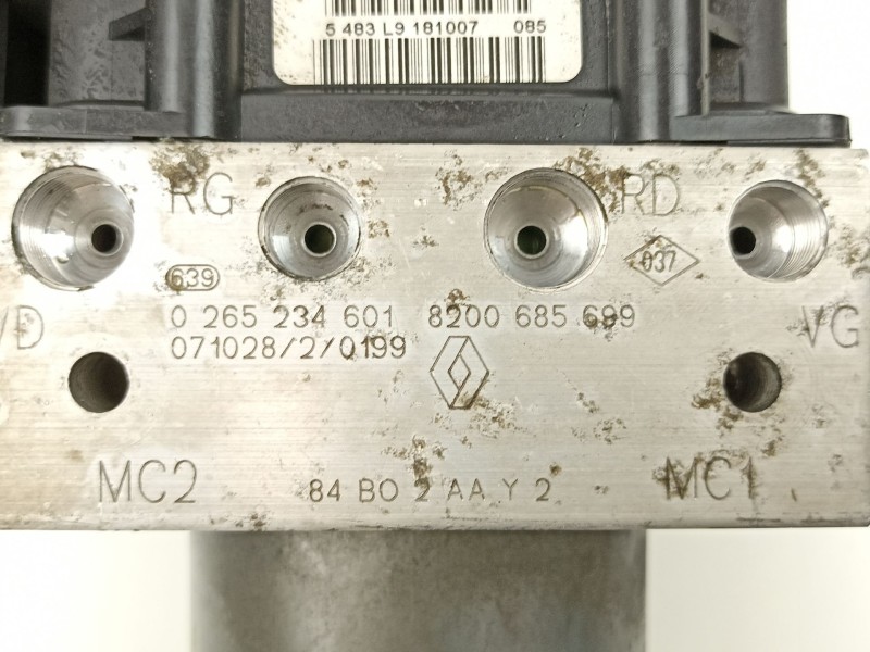 Recambio de abs para renault megane ii (bm0/1_, cm0/1_) 1.9 dci referencia OEM IAM 8200685699 0265234601 