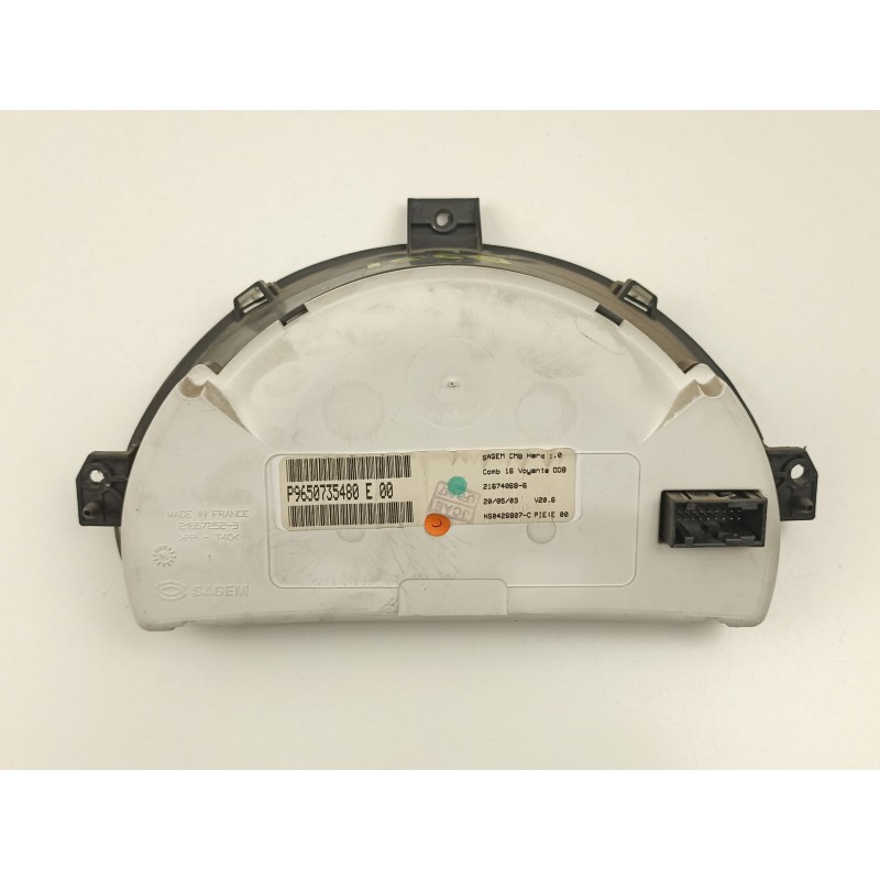 Recambio de cuadro instrumentos para citroën c3 i (fc_, fn_) 1.4 hdi referencia OEM IAM 9650735480 21674068 