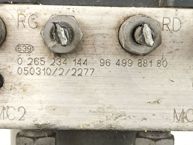 Recambio de abs para citroën c4 1.6 hdi referencia OEM IAM 9649988180 0265234144 