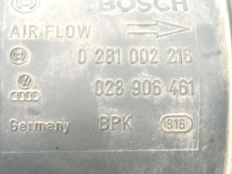 Recambio de caudalimetro para volkswagen passat b5 (3b2) 1.9 tdi referencia OEM IAM 028906461 0281002216 