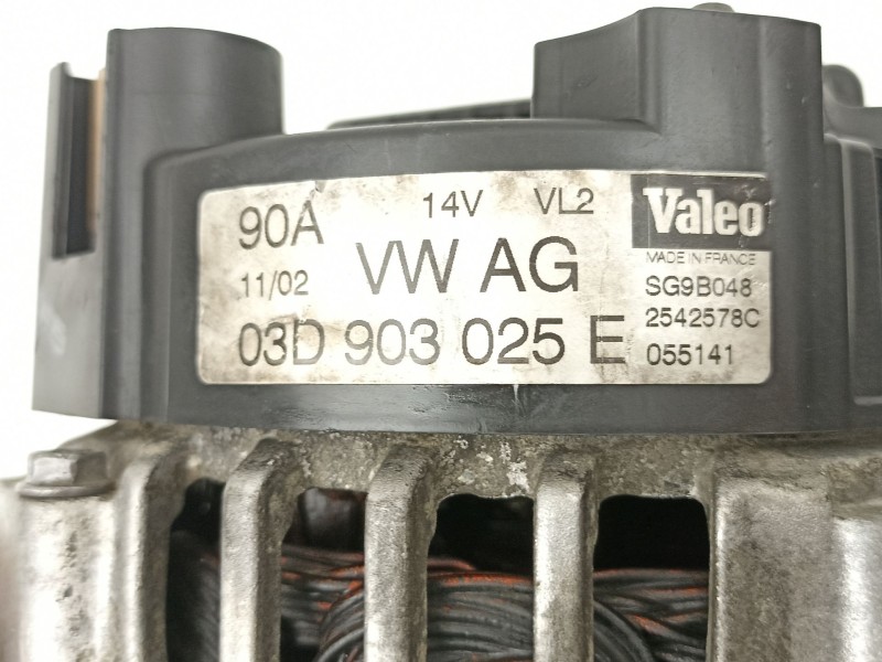 Recambio de alternador para seat ibiza 1.2 g referencia OEM IAM 03D903025E SG9B048 