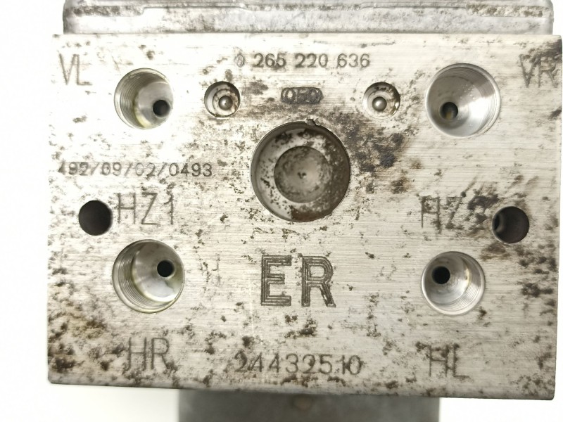 Recambio de abs para opel zafira a monospace (t98) 2.2 dti 16v (f75) referencia OEM IAM 24432510 0265220636 