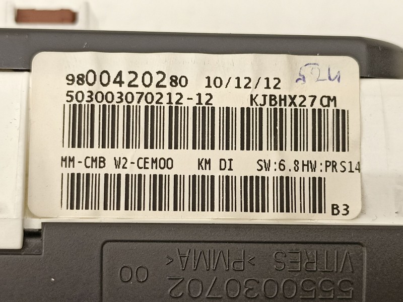 Recambio de cuadro instrumentos para peugeot 508 i (8d_) 1.6 hdi referencia OEM IAM 9800420280 503003070212 