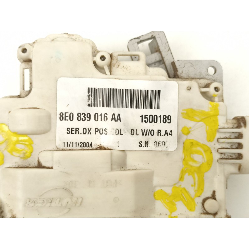 Recambio de cerradura puerta trasera derecha para audi a4 b7 (8ec) 2.0 tdi 16v referencia OEM IAM 8E0839016AA  
