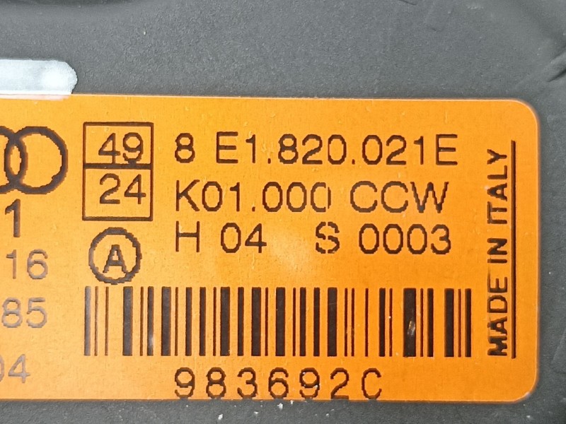 Recambio de motor calefaccion para audi a4 b7 (8ec) 2.0 tdi 16v referencia OEM IAM 8E1820021E  