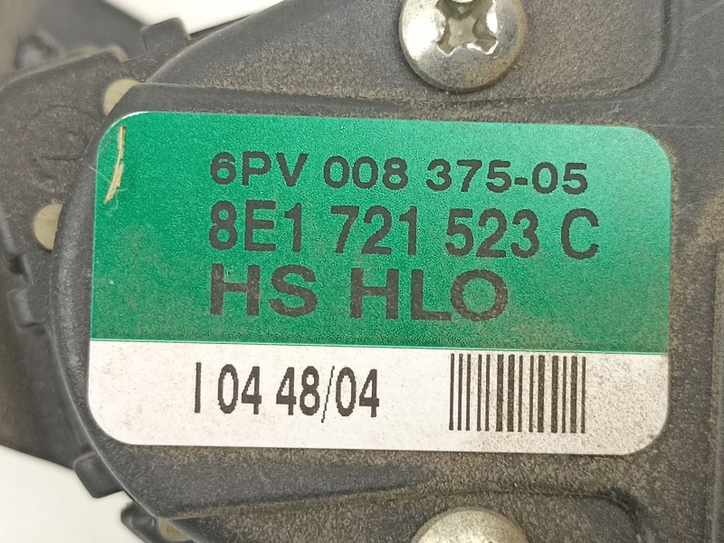 Recambio de potenciometro aceleracion para audi a4 b7 (8ec) 2.0 tdi 16v referencia OEM IAM 8E1721523C 6PV00837505 