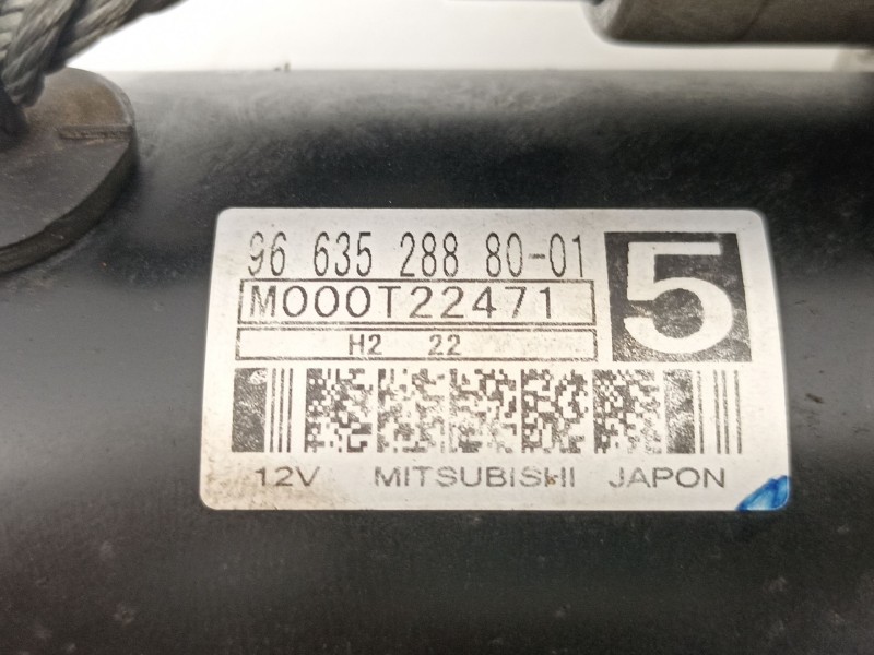 Recambio de motor arranque para peugeot 508 i (8d_) 1.6 hdi referencia OEM IAM 9663528880 M000T22471 