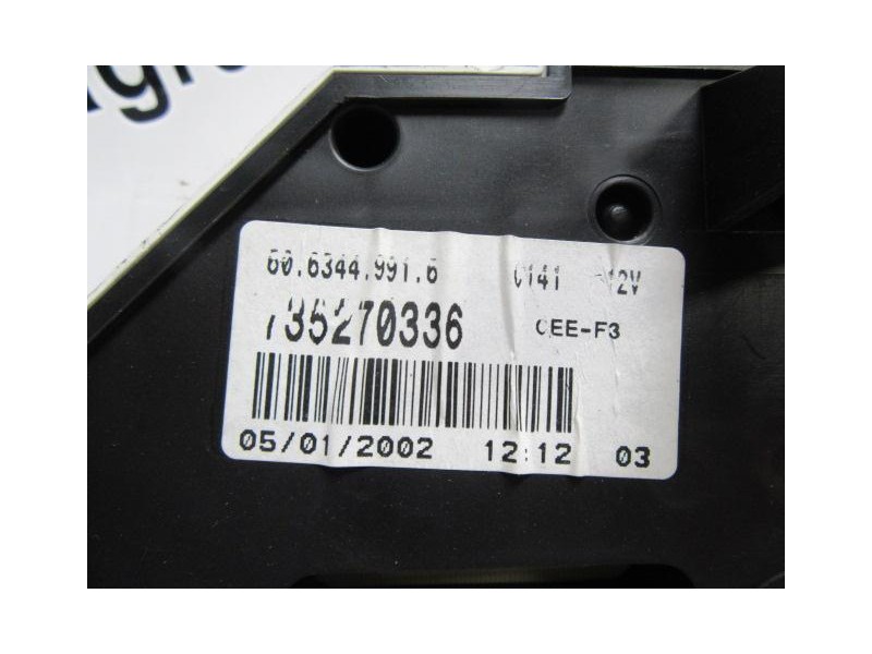 Recambio de cuadro instrumentos : fiat seicento : 1.1 g -187a1000 [2002] para fiat seicento 1.1 g -187a1000 referencia OEM IAM 7
