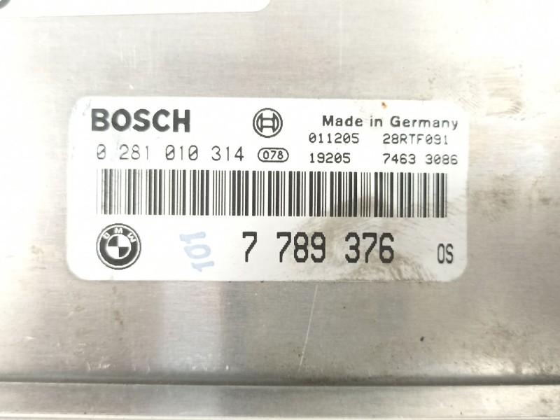 Recambio de centralita para bmw x5 (e53) 3.0 d referencia OEM IAM 7789376 0281010314 