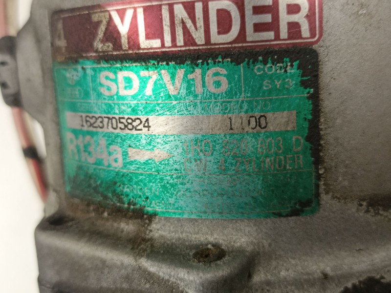 Recambio de compresor aire acondicionado para seat ibiza ii (6k1) 1.9 tdi referencia OEM IAM 1H0820803D SD7V161100 