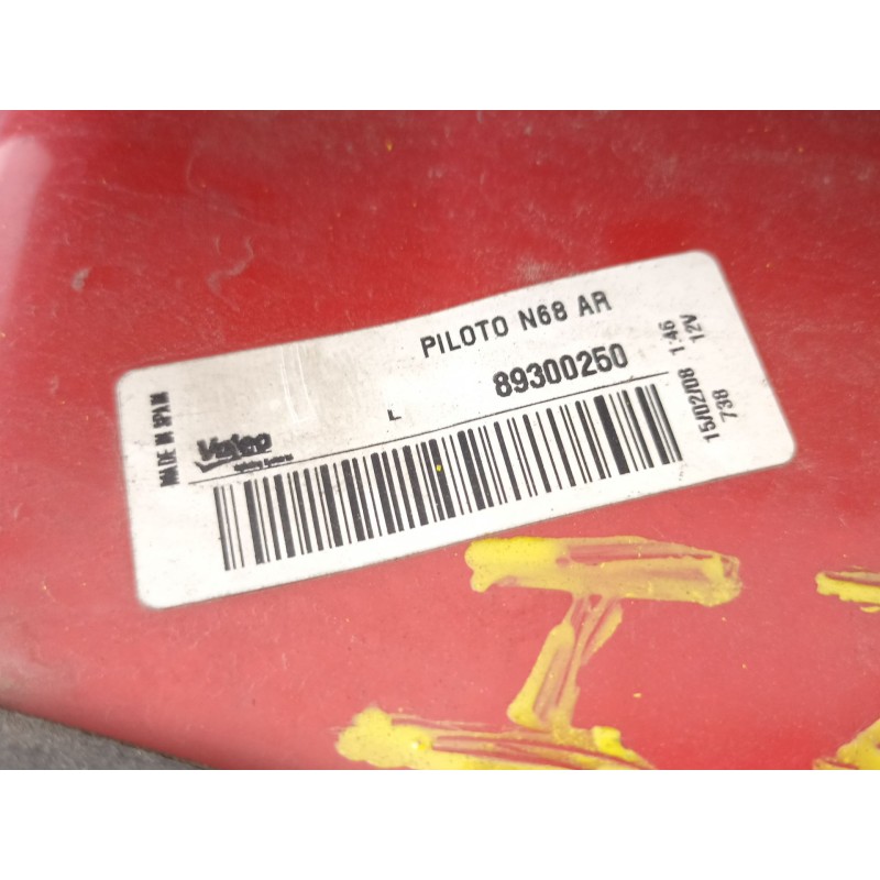 Recambio de piloto trasero izquierdo para citroën xsara picasso (n68) 2.0 hdi referencia OEM IAM 6350N0 89300250 