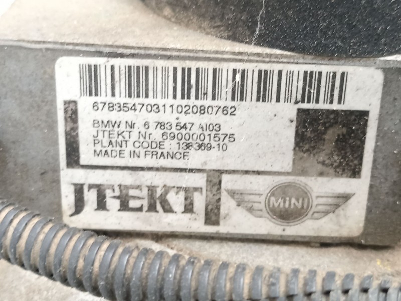 Recambio de cremallera direccion para mini cooper 1.6 hdi w16d16(9hz) referencia OEM IAM 6783547  6900001575