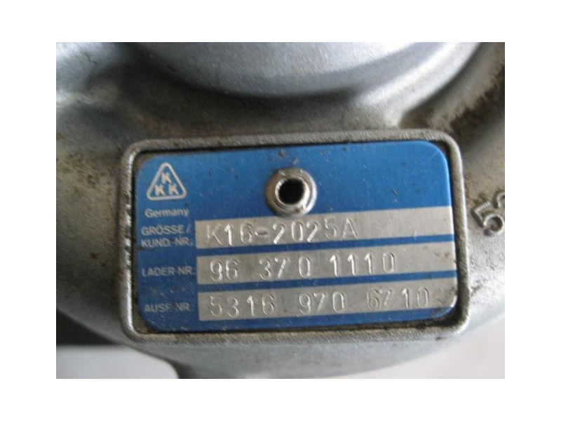 Recambio de turbo : rover 825 : 2.5 d -338 (121,04cv) 4p [1997] para rover  825 2.5 d -338 referencia OEM IAM 963701110  