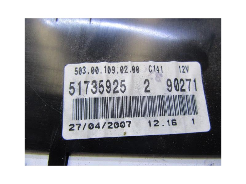 Recambio de cuadro instrumentos : fiat croma : 1.9 jtd -939a1000 (119,64cv)5p [2007] para fiat croma 1.9 jtd -939a1000 (119,64cv