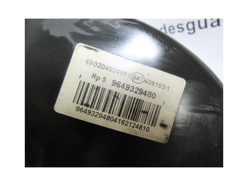 Recambio de servofreno : citroen c 2 : 1.4 hdi (67,98cv) [2004] para citroen c 2 1.4 hdi referencia OEM IAM 9649329480  