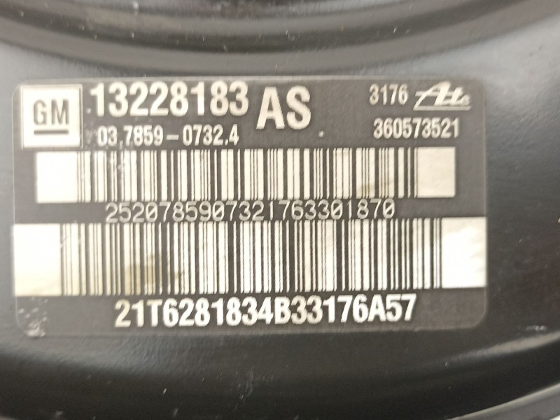 Recambio de servofreno para opel insignia a (g09) 2.0 cdti (68) referencia OEM IAM 13228183 360573521 