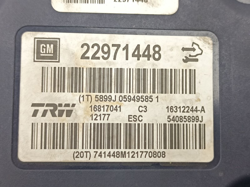 Recambio de abs para opel insignia a (g09) 2.0 cdti (68) referencia OEM IAM 22757652  