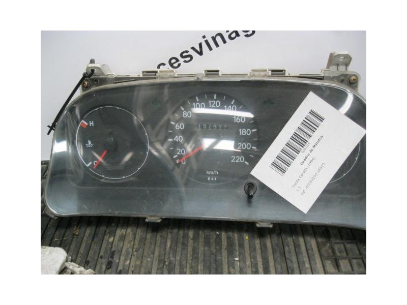 Recambio de cuadro instrumentos : toyota corolla : 1.3 [1994] para toyota corolla 1.3 referencia OEM IAM A5D93100-1E810  