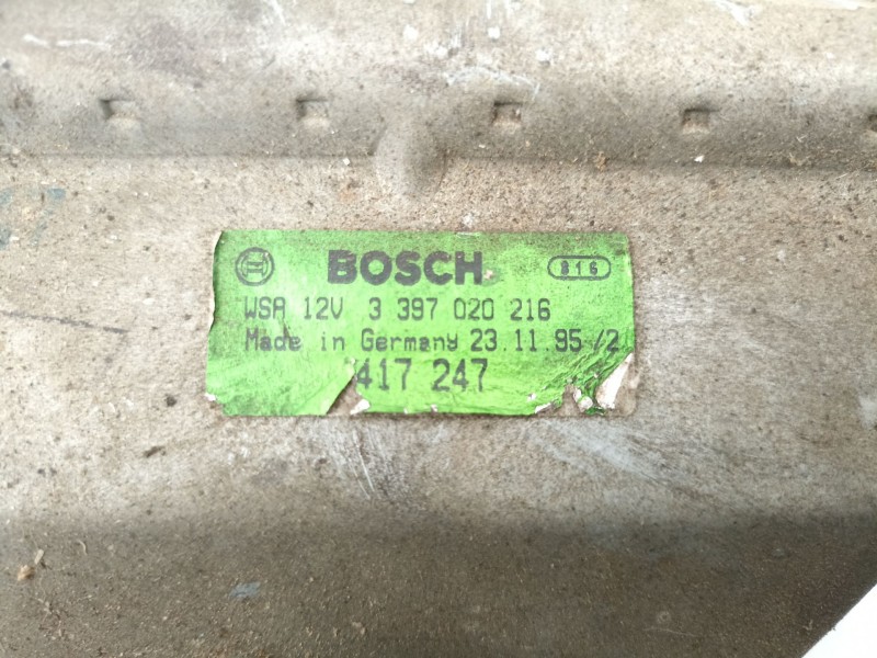 Recambio de motor limpia delantero para volvo 460 0.1 g referencia OEM IAM 417247 3397020216 