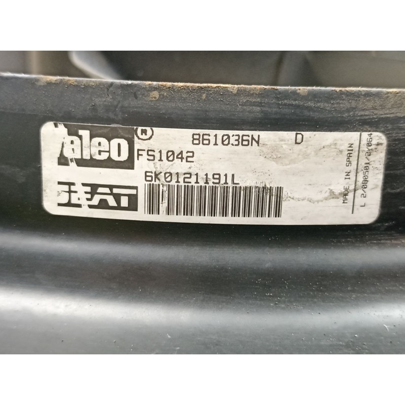 Recambio de electroventilador para seat cordoba (6k1, 6k2) 1.9 sdi referencia OEM IAM 6K0121191L  