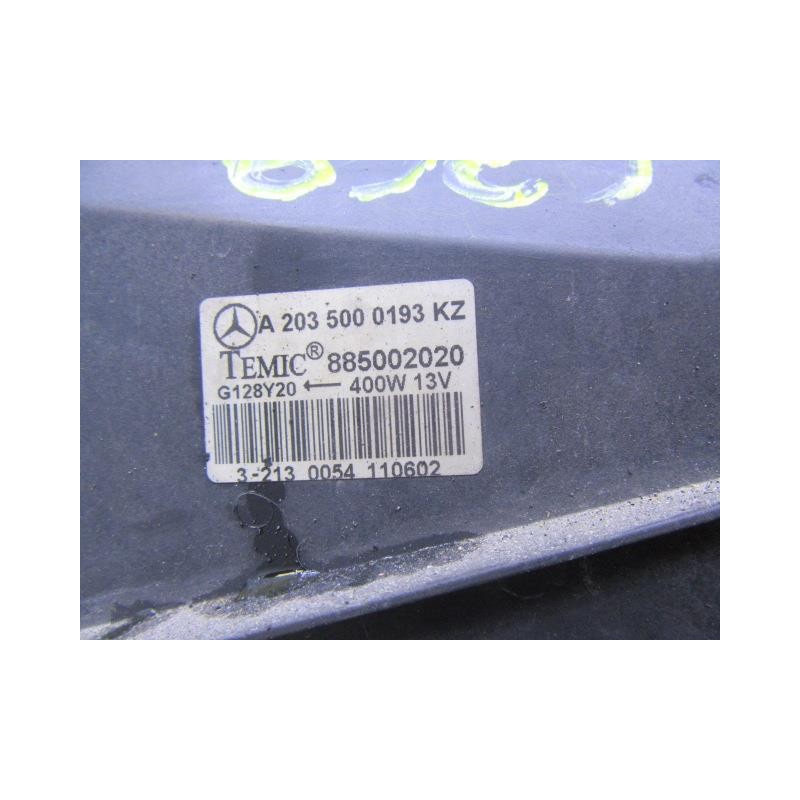 Recambio de electroventilador : m. benz 270 : 2.7 td (169,95cv) automatico [2002] para m. benz 270 2.7 td automatico referencia 