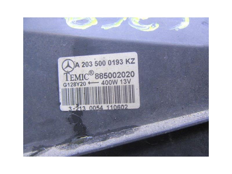 Recambio de electroventilador : m. benz 270 : 2.7 td (169,95cv) automatico [2002] para m. benz 270 2.7 td automatico referencia 
