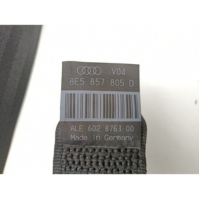 Recambio de cinturon seguridad trasero derecho para audi a4 b7 (8ec) 2.0 tdi 16v referencia OEM IAM 8E5857805D  