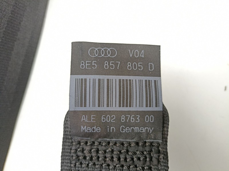 Recambio de cinturon seguridad trasero derecho para audi a4 b7 (8ec) 2.0 tdi 16v referencia OEM IAM 8E5857805D  