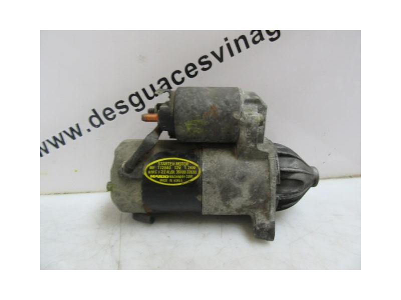 Recambio de motor arranque : hyundai trajet : 2.0 g [2002] para hyundai trajet 2.0 g referencia OEM IAM 36100-32630  