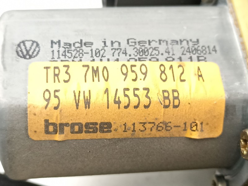 Recambio de elevalunas trasero derecho para ford galaxy i (wgr) 1.9 tdi referencia OEM IAM 95VW14553BB  