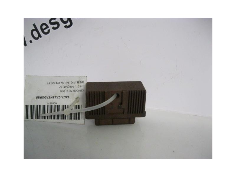 Recambio de caja calentadores : citroen zx : 1.4 g-kdx (74,8cv) [1994] para citroen zx 1.4 g-kdx referencia OEM IAM   