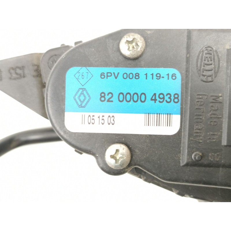 Recambio de potenciometro aceleracion para renault vel satis 2.2 d /g9t d7 referencia OEM IAM 8200004938 6PV00811916 