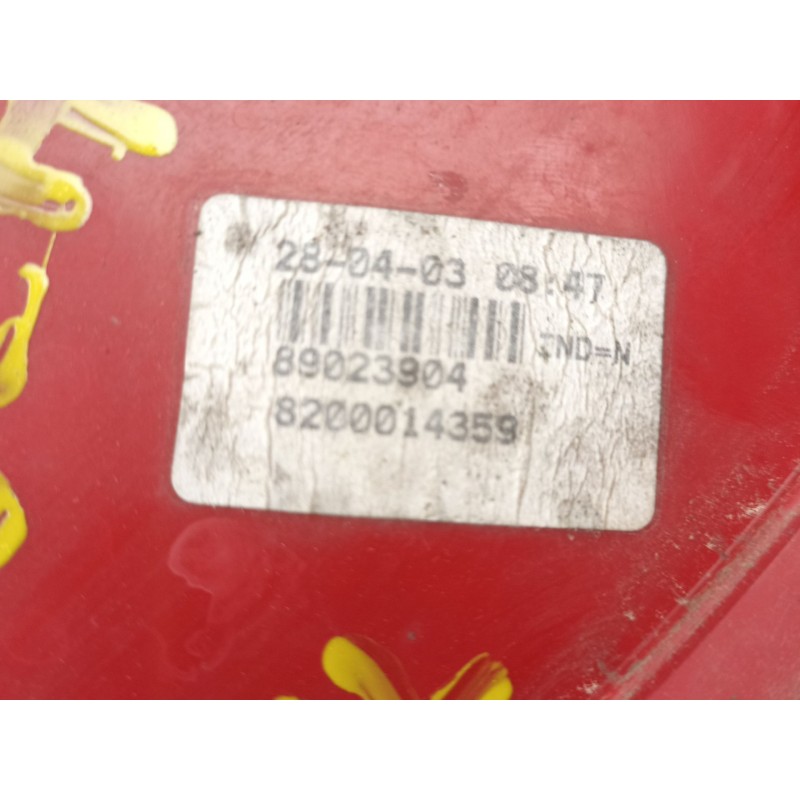 Recambio de piloto trasero izquierdo para renault vel satis 2.2 d /g9t d7 referencia OEM IAM 8200014359  