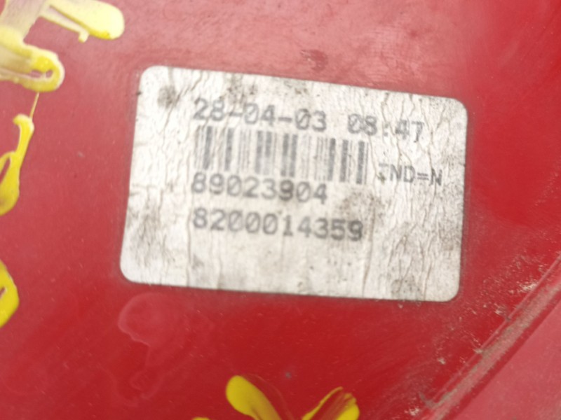 Recambio de piloto trasero izquierdo para renault vel satis 2.2 d /g9t d7 referencia OEM IAM 8200014359  