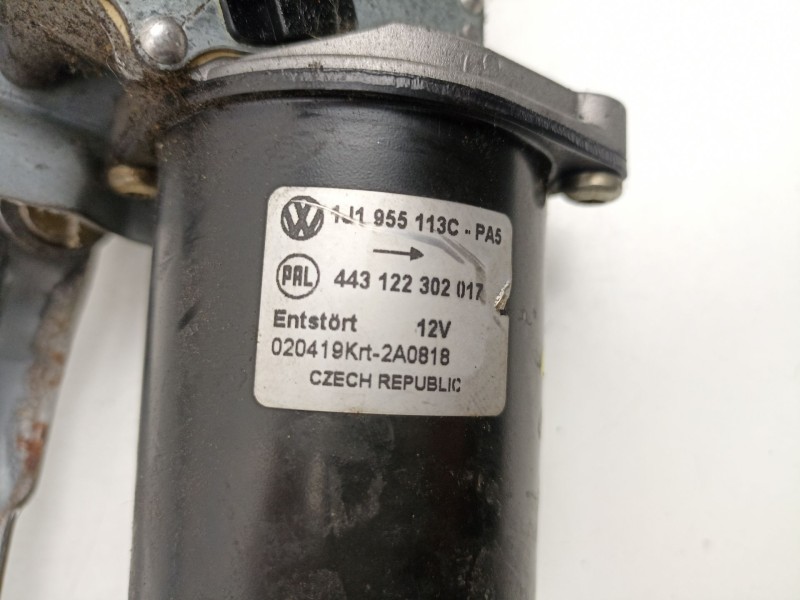 Recambio de motor limpia delantero para seat toledo (1m2) 1.9 tdi referencia OEM IAM 1J1955113C 443122302017 