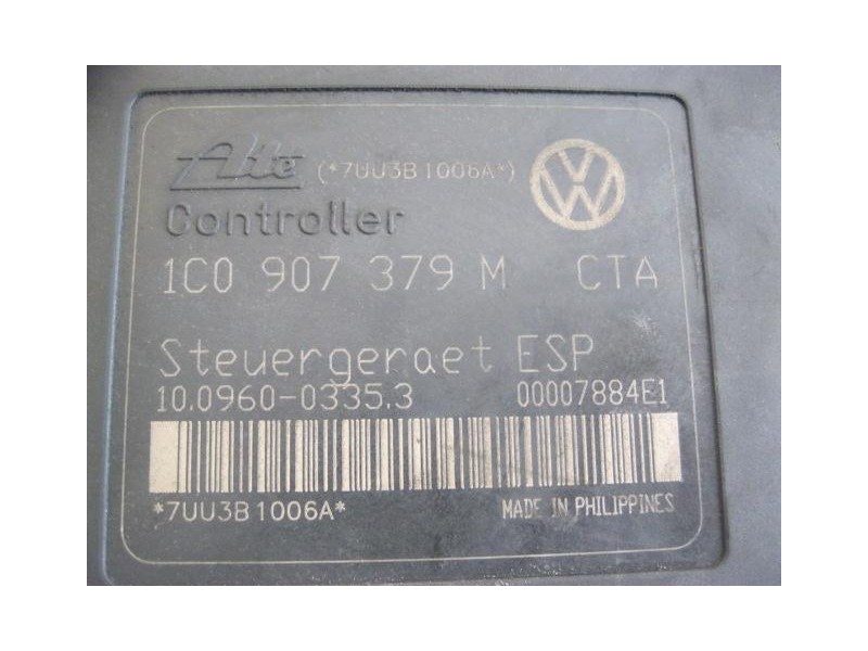 Recambio de abs : volkswagen golf : 1.9 td -asv (110,16cv) 5p [2003] para volkswagen golf 1.9 td -asv   referencia OEM IAM 1J061