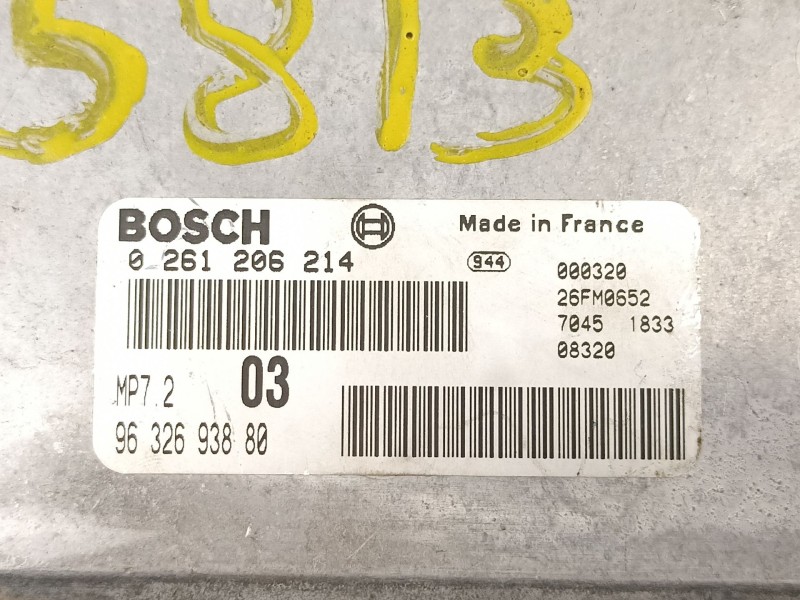 Recambio de centralita para citroën xsara 1.6 g referencia OEM IAM 9632693880 0261206214 