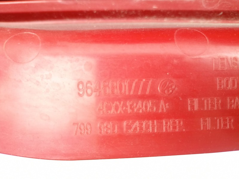 Recambio de piloto trasero izquierdo para citroën c4 1.6 d 9hy 109 cv referencia OEM IAM 9646801777  