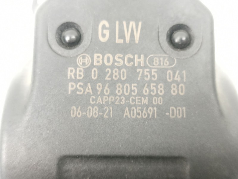 Recambio de potenciometro aceleracion para citroën c4 1.6 d 9hy 109 cv referencia OEM IAM 9680565880 0280755041 