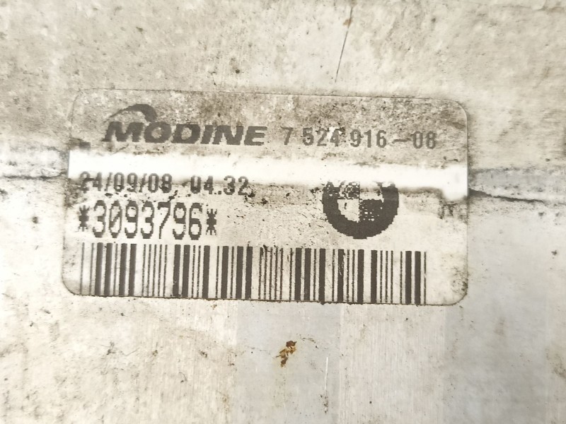 Recambio de radiador intercooler para bmw 1 (e81) 118 d referencia OEM IAM 7524916 3093796 17517524916