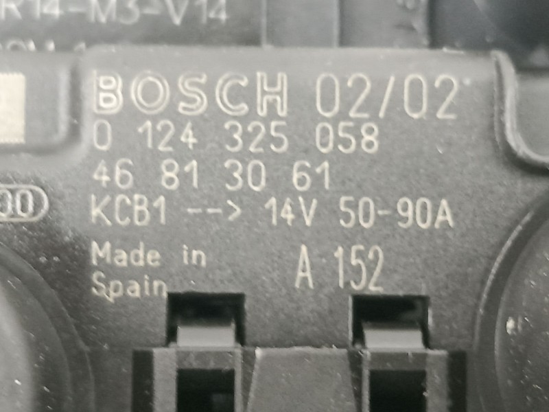 Recambio de alternador para fiat stilo 1.6 g -182b6000 5p referencia OEM IAM 46813061 0124325058 