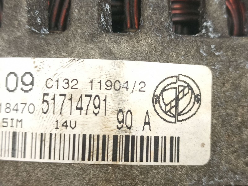 Recambio de alternador para fiat stilo 1.4 g referencia OEM IAM 51714791  