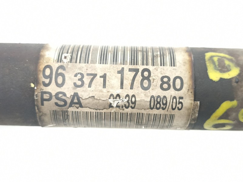 Recambio de transmision delantera derecha para citroën c4 1.6 hdi referencia OEM IAM 9637117880  