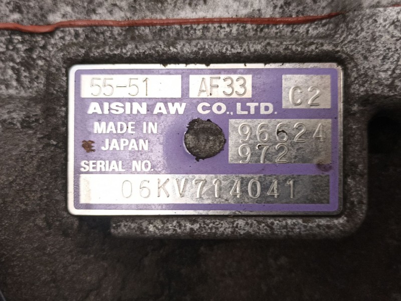 Recambio de cambio automatico para opel antara cosmo 4x4 referencia OEM IAM AF33  